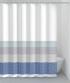 Hefe badeforh�ng bl�t/hvidt 120 x 200 cm