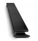 Unidrain Highline panel - B�rstet sort - 700 mm