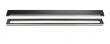 Unidrain afl�b 900 mm/10 mm ramme - B�rstet sort