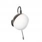 Dansani Bubble LED-lampe til spejl m/lysstyring �120mm - Mat sort