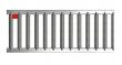 ACO spalterist til Self/Hexaline i galvaniseret st�l - 1,5 t - 1000 mm
