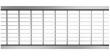 ACO maskerist til Self/Hexaline i galvaniseret st�l - 1,5 t - 1000 mm