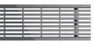 ACO slidsrist til Self/Hexaline i rustfrit st�l - 1,5 t - 1000 mm