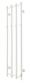 TVS Eldo 4 h�ndkl�det�rrer m/timer - 34,5x140 cm - Hvid