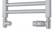 TVS Ventils�t type 210 m/returtermostat, ligel�bende, Krom