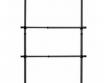 Wenko Hercules b�jlestang til garderobe - Sort - 2 stk