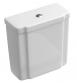 Villeroy & Boch Hommage cisterne m/Ceramic+ vandtilf�rsel fra sider eller bagfra - Hvid