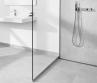 Unidrain Glassline brusev�g 80 cm - Klar glas