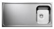 Intra AF12-KV st�lbordplade k�kkenvask - Vendbar - 120 cm