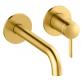 Damixa Iris h�ndvaskarmatur til indbygning m/Koldstart - 180 mm - B�rstet messing