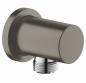 Grohe tilslutningsb�jning til bruseslange - B�rstet hard graphite