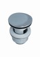 Vola A62 pop-up bundventil m/overl�b - Krom