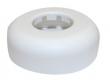 Roset 32mm. lav model - hvid plast