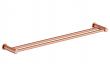 Damixa Silhouet dobbelt h�ndkl�destang - 800 mm - B�rstet kobber