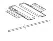 If� Sense Art push-open skinnes�t til skuffe - 600 mm