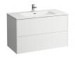 Laufen Base m�belpakke m/slim h�ndvask - 100 cm - Mat hvid