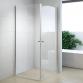 Nortiq brusehj�rne 90x90 - Klar glas/krom
