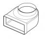 Thermex fladkanal b�jning - 220x90 MM - �150