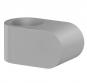 Beslagsboden d�rstop til d�rgreb gummi 2 stk - Gr�
