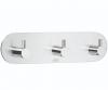 Beslagsboden selvkl�bende knager�kke m/tap - Rund - Krom