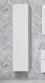 Cass�e Front h�jskab m/1 l�ge og 4 hylder - H�jreh�ngslet - Mat hvid