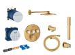 Grohe SmartControl komplet brusesystem med SmartActive og Sena til indbygning - B�rstet Cool Sunrise