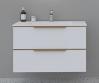 Str�mberg Wood 80 vaskeskab - Mat hvid