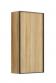 Dansani Luna Urban overskab - H�jreh�ngslet - Varm eg/Sort ramme