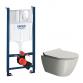 GSI Pura Cenere 50 toiletpakke inkl. s�de m. softclose, cisterne og krom betjening