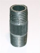 Sort nippelrør 3/8