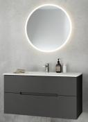 Hafa Store rundt spejl med LED og touch - �70