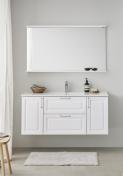 Hafa Grace 120 m�bels�t m/vask - Mat hvid ramme