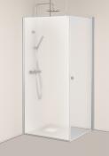 Hafa Igloo Pro brusehj�rne 70x70 cm - Frostet/klart glas