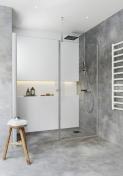 Hafa Brusev�g Igloo Pro Niche 1455-1490 mm d�r 70 v�g 80 cm klart glas/alu