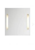 Hafa East spejl m/lys - 58 cm - H�jde 65 cm