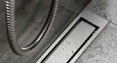 Outlet - Unidrain Highline Ramme 700 mm h 10 mm Poleret st�l