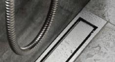 Unidrain Highline ramme - Poleret st�l - 900/10 mm