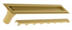 Blucher Waterline 700 mm afl�b m/Copenhagen Line rist - B�rstet messing