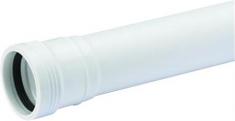 Afl&oslash;bsr&oslash;r 32mm hvid - 25cm