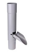 Plastmo Vandudviser m/klap - 90 mm - Gr�
