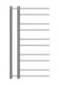 Str�mberg Mileto designradiator 940x500mm krom central/fjern varme