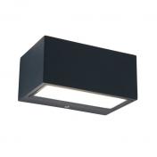 Lutec Architectural Gemini udend�rslampe 14 x 6,5 cm - M�rk gr�