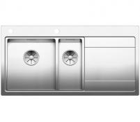 Blanco Divon II 6S-IF k�kkenvask - Venstrevendt - Rustfrit st�l