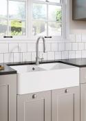 Blanco Villae Farmhouse 80 dobbelt k�kkenvask i porcel�n
