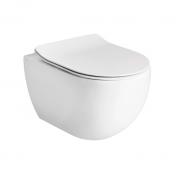 Lavabo Glomp rimless v�gh�ngt toilet inkl. s�de - Hvid