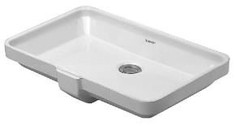 Duravit 2nd floor 53 h�ndvask t/underlimning - Uden hanehul