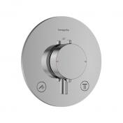 hansgrohe Ecostat Comfort S termostatarmatur til indbygning m/afsp�rring - 2 udtag - Krom