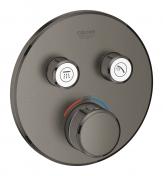 Grohe SmartControl termostat til indbygning - B&oslash;rstet hard graphite