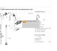 Hansgrohe servicen�gle til luftblander