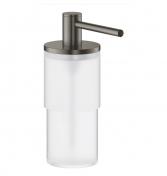 Grohe Atrio s�bedispenser - B�rstet hard graphite